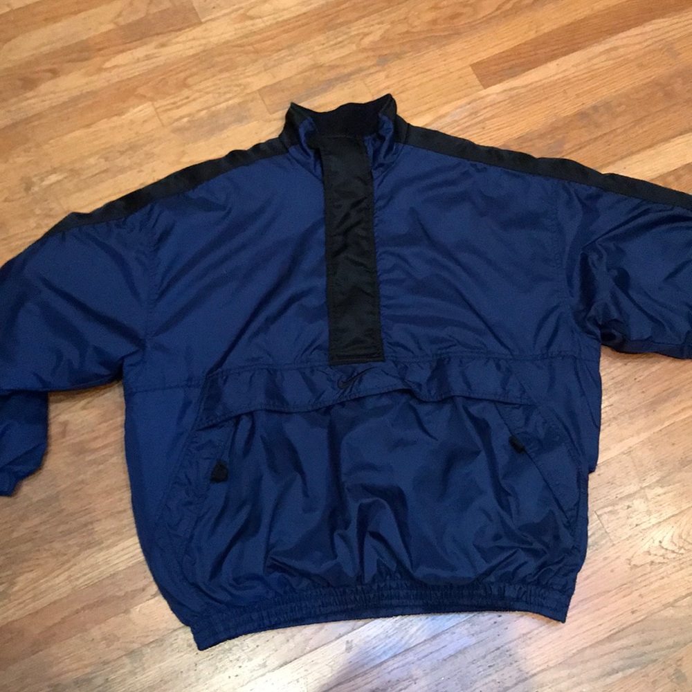 Nike half zip down jacket